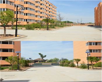 小區(qū)太陽(yáng)能路燈-省渭南市澄城秦漢宮移民社區(qū)路燈工程