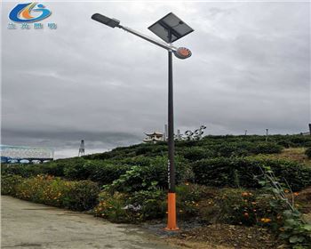 青海商洛山陽縣金橋茶廠太陽能路燈項(xiàng)目